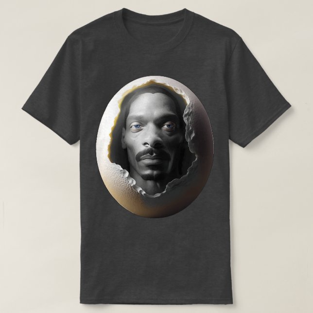 Camiseta dog in the egg Sticker (Diseño del anverso)