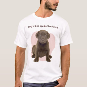 Camiseta Dog is God spelled backward.