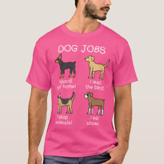 Camiseta Dog Jobs Boxer Dog