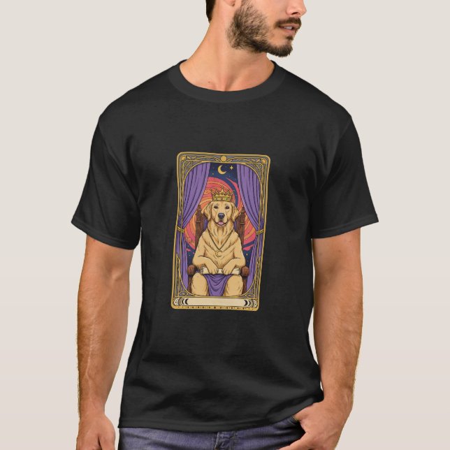 Camiseta Dog Lady Tarot, Mystical cat, Queen Dog, (Anverso)