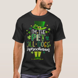 Camiseta Dog Leprechaun Costume St Patricks Day Niños irlan
