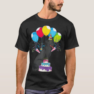 Camiseta Dog Lover Black Labrador Birthday Party Pet Owner 