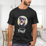 Camiseta Dog Lover DAD Mascota de Cachorros Cutáneos Person<br><div class="desc">Papá perro... Sorprenda a su papá perro favorito este Día del Padre, a sus Navidades o su cumpleaños con esta camiseta de fotos de un personalizado super lindo mascota. Personalizar esta camisa de papá perro con las fotos favoritas de tu perro, y nombre. ¡Esta camisa de papá de perro es...</div>
