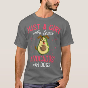 Camiseta Dog Lover Dog Owner Avocado Pet Owner Women Girls 