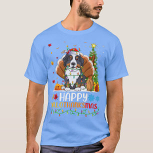 Camiseta Dog Lover Funny Happy Bernese Mountain Dog HelloTh