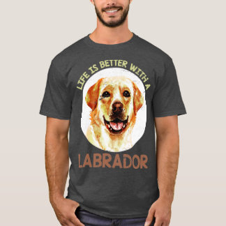 Camiseta Dog Lover Gift Mascota Labrador