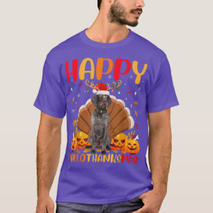 Camiseta Dog Lover Happy German Wirehaired Pointer Dog Hell