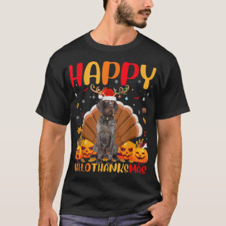 Camiseta Dog Lover Happy German Wirehaired Pointer Dog Hell