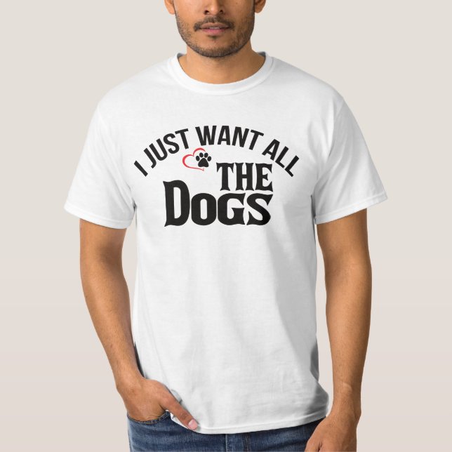 Camiseta dog lover shirt (Anverso)