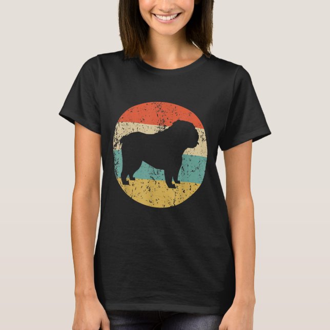 Camiseta Dog Lovers | Regalo de Bulldog inglés para amor Bu (Anverso)