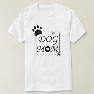 Camiseta Dog Mama, Camiseta Dog Mom, Amante de los