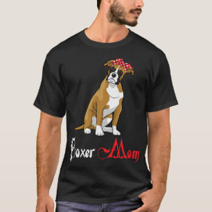Camiseta Dog Mama Puppy Mom Boer Premium 