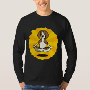 Camiseta Dog Meditation Yoga Beagle Labrador Husky Sheperd