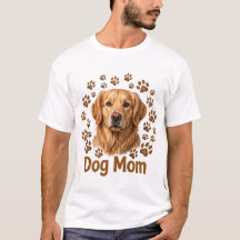 Dog Mom Golden Men's T-Shirt