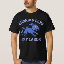 Dog Mom  Running Late Is My Cardio Cute Retro pet