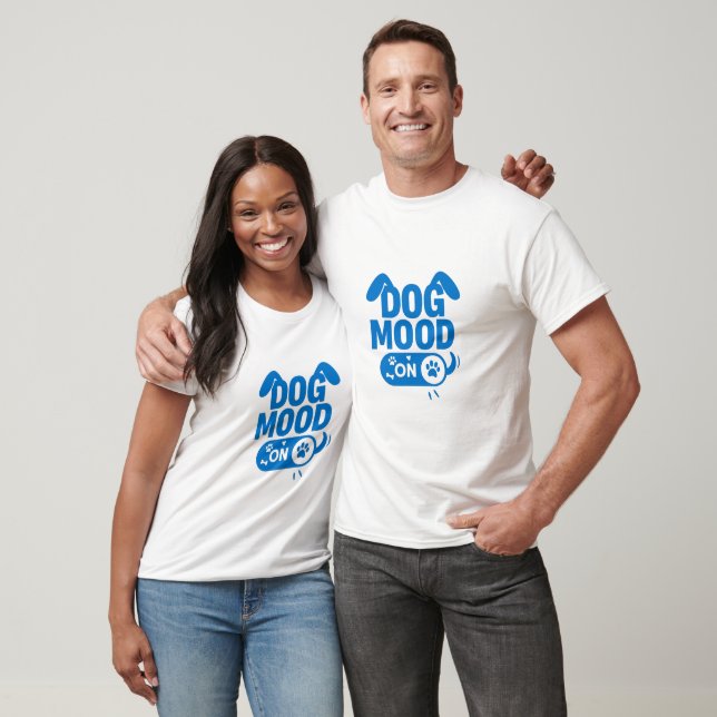 Camiseta Dog Mood On (Unisexo)
