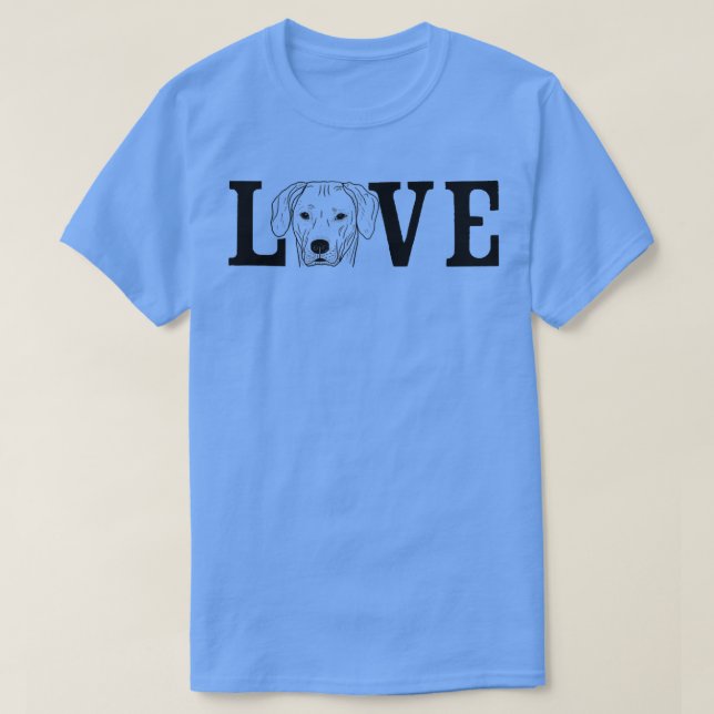 Camiseta Dog Owner Love Rhodesian Ridgeback  (Diseño del anverso)