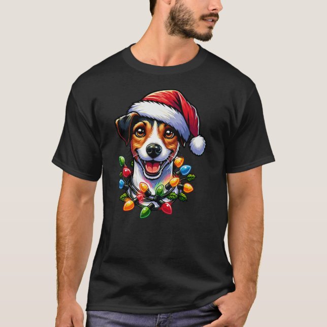Camiseta Dog Owner Xmas Men Women Favorite Jack Russell Chr (Anverso)