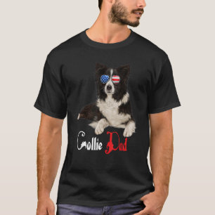 Camiseta Dog Papa Puppy Dad Collie