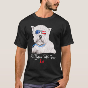 Camiseta Dog Papa Puppy Dad West Highland White Terrier