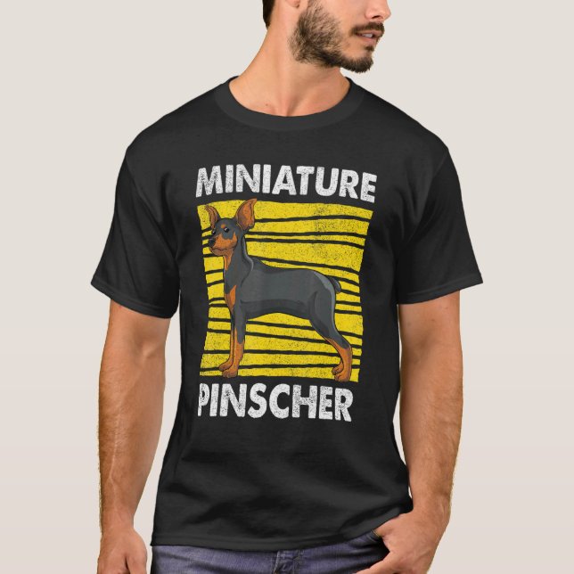 Camiseta Dog   Pet Miniature Pinscher Dog Owner Min Pinsche (Anverso)