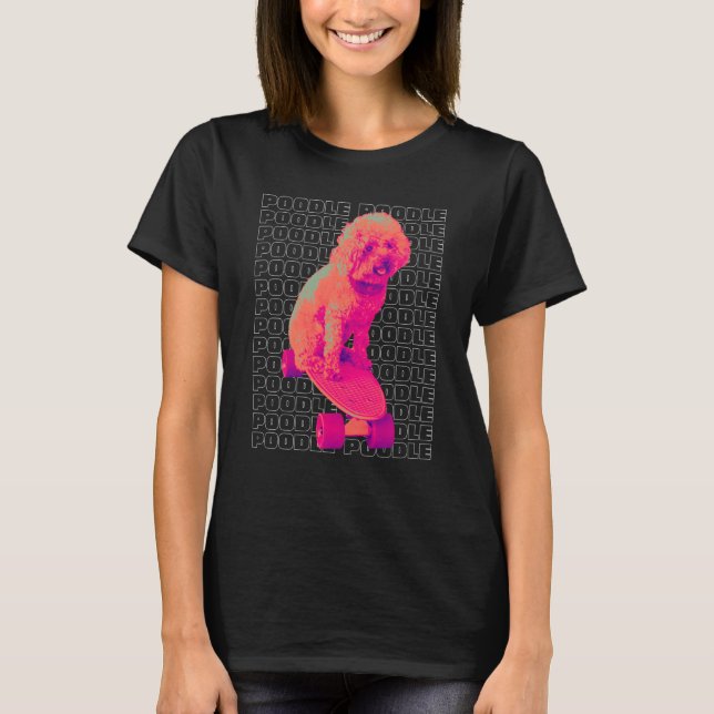 Camiseta Dog  Poodle Women's Poodle Men's (Anverso)