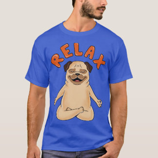 Camiseta Dog Pug Relax
