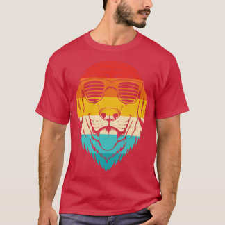 Camiseta Dog Retro Golden Retriever