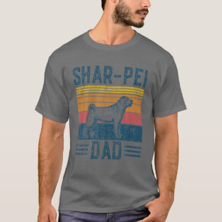 Camiseta Dog Shar-Pei Dad - Vintage Shar Pei Dad