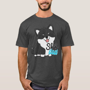 Camiseta Dog Shiba Inu Grey sesame Shiba dad