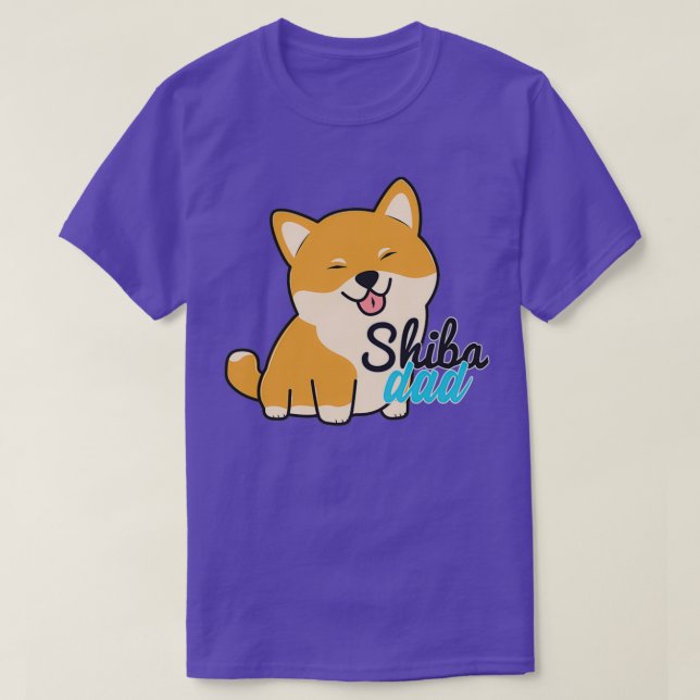 Camiseta Dog Shiba Inu Red Shiba dad (Diseño del anverso)