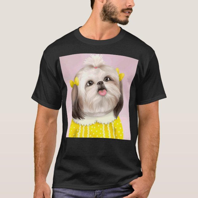 Camiseta Dog Shih Tzu Digital D9 (Anverso)