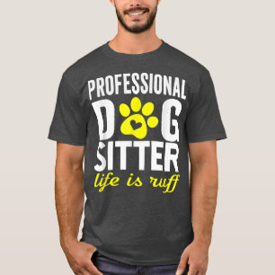 Camiseta Dog Sitter Walker Divertido Perro Mamá Papá Chiste