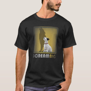 Camiseta Dog Sweet Puppy Jack Russell Scream Big Wolf Shado