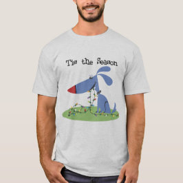 Camiseta Dog Tis the Season Holiday Tshirts and Gifts