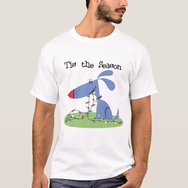 Camiseta Dog Tis the Season Holiday Tshirts and Gifts (Anverso)