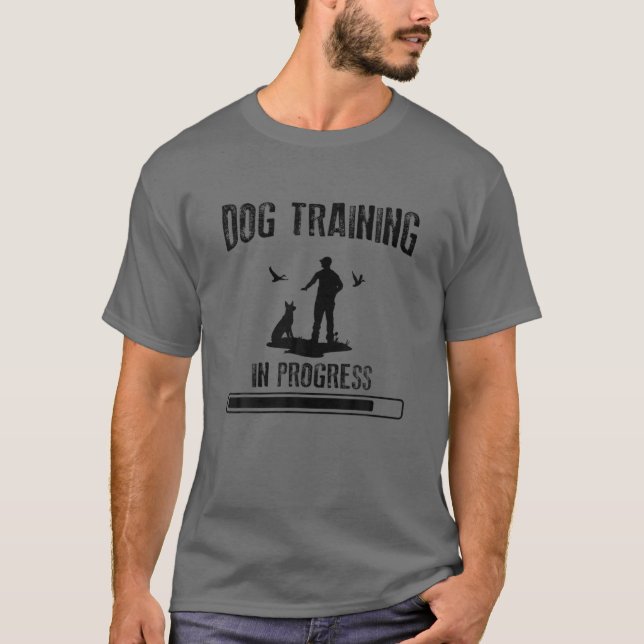 Camiseta Dog Training In Progress Dog Trainer (Anverso)