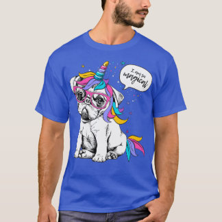 Camiseta Dog Unicorn soy tan mágico