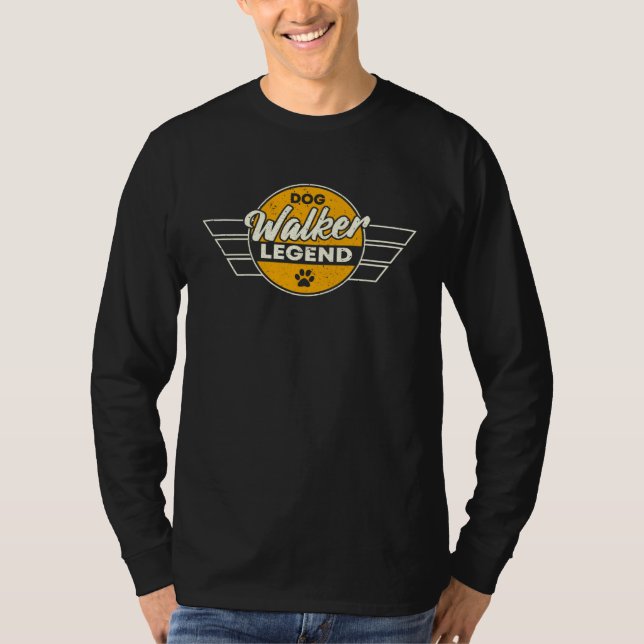 Camiseta Dog Walker Legend Dog Trainer (Anverso)