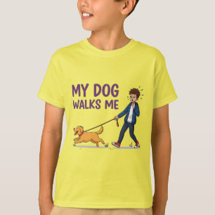 Camiseta Dog Walks Me – Daily Drag Session - T-shirt
