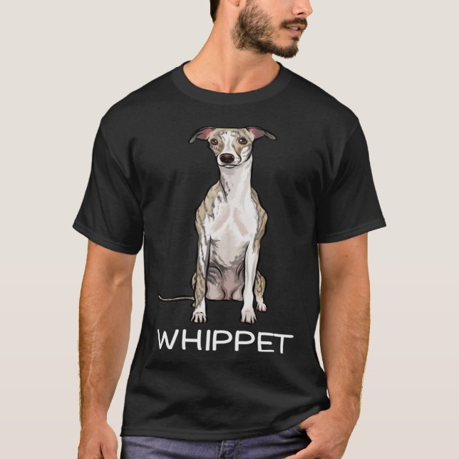 Camiseta Dog Whippet (Anverso)