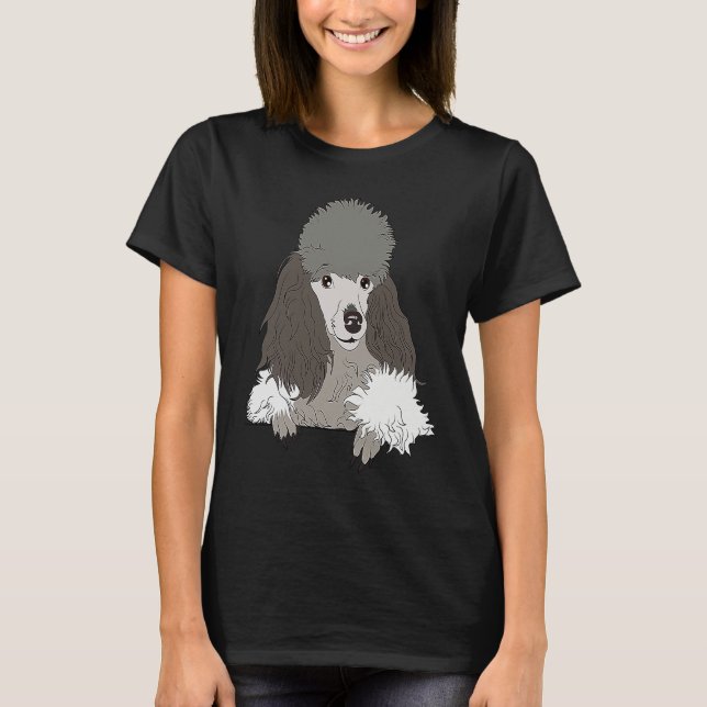 Camiseta Dog   Women's Graphic Tees Cool Poodle Men's (Anverso)