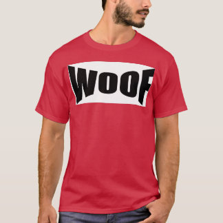 Camiseta Dog Woof amigo gracioso