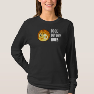 Camiseta Doge Antes De Hoes Crypto Meme Dogecoin Cryptocurr