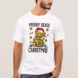 Camiseta Doge Coin Navidades Funny Dogecoin Crypto HODL