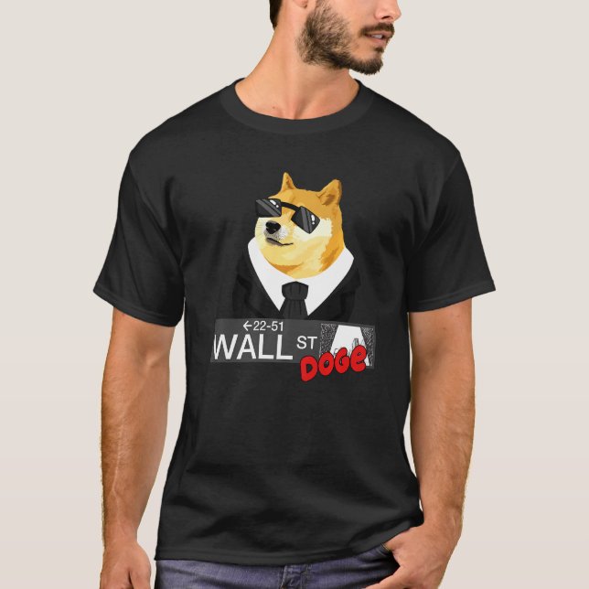 Camiseta Doge Corgi A La Criptodivisa De La Luna Crypto Dog (Anverso)
