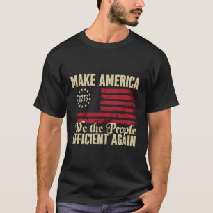 Camiseta Doge D.o.e. Hacer Eficiente a Estados Unidos otra