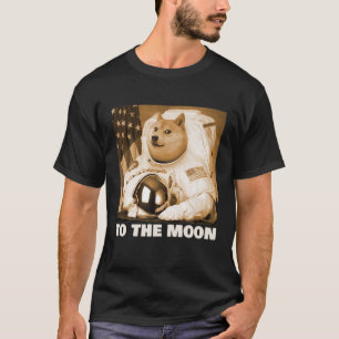Camiseta DOGE Dogecoin To The Moon Funny