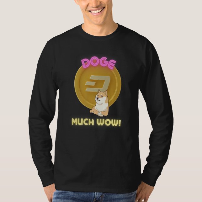 Camiseta Doge Dogecoin To the Moon Meme coin Cryptocurrency (Anverso)