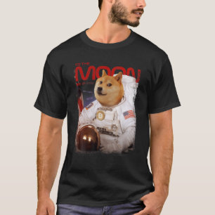 Camiseta DOGE HODL A La Luna Astronauta DOGE Crypto Meme D